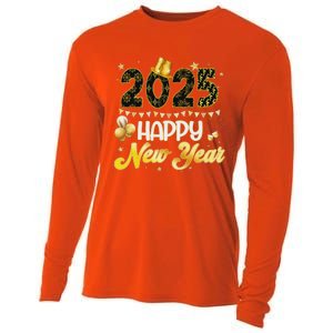 Happy New Year Party 2025 Ballon Family Matching Cooling Performance Long Sleeve Crew