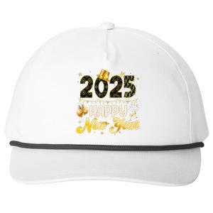 Happy New Year Party 2025 Ballon Family Matching Snapback Five-Panel Rope Hat