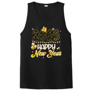 Happy New Year Party 2025 Ballon Family Matching PosiCharge Competitor Tank