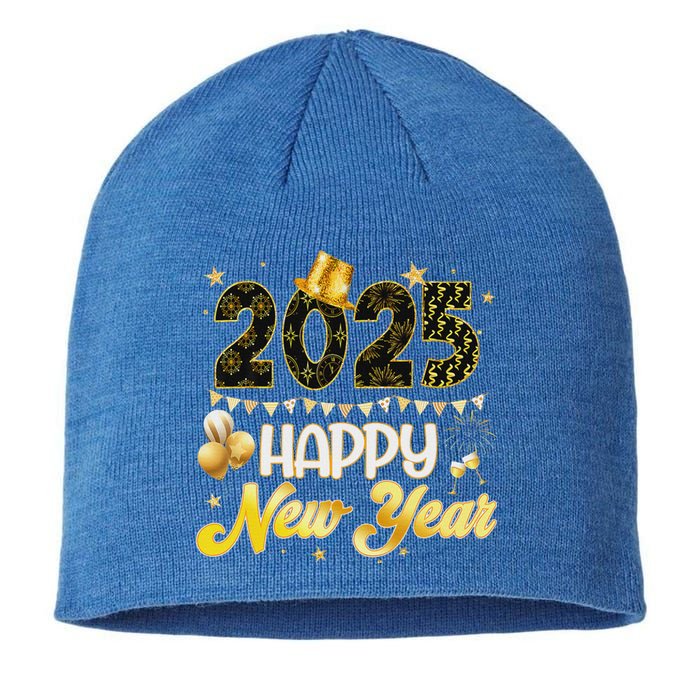 Happy New Year Party 2025 Ballon Family Matching Sustainable Beanie