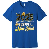 Happy New Year Party 2025 Ballon Family Matching Premium T-Shirt