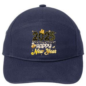 Happy New Year Party 2025 Ballon Family Matching 7-Panel Snapback Hat