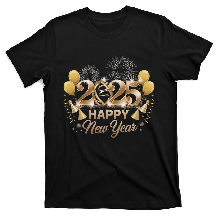 Happy New Year Party 2025 Family Matching T-Shirt