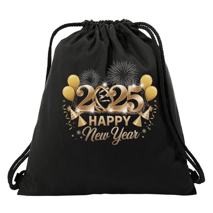 Happy New Year Party 2025 Family Matching Drawstring Bag