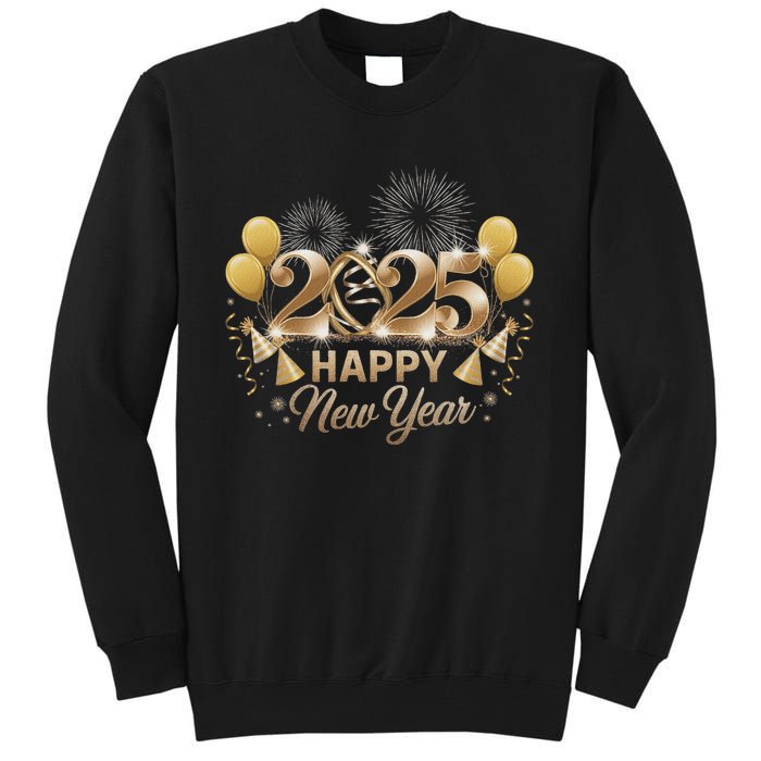 Happy New Year Party 2025 Family Matching Tall Sweatshirt