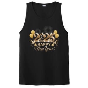 Happy New Year Party 2025 Family Matching PosiCharge Competitor Tank