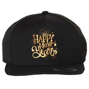 Happy New Year New Years Eve Party Wool Snapback Cap