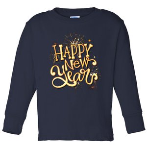 Happy New Year New Years Eve Party Toddler Long Sleeve Shirt