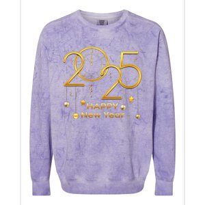 Happy New Year Party 2025 Family Matching Fireworks Colorblast Crewneck Sweatshirt