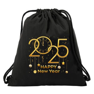 Happy New Year Party 2025 Family Matching Fireworks Drawstring Bag