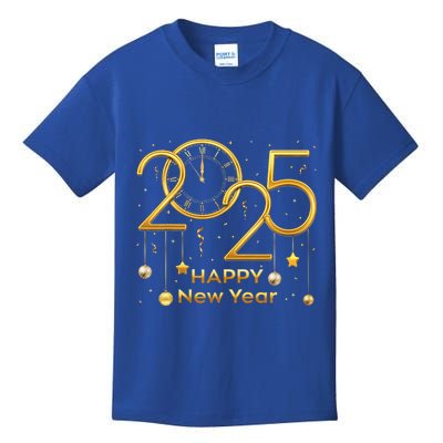 Happy New Year Party 2025 Family Matching Fireworks Kids T-Shirt