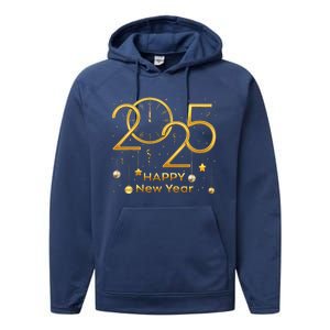 Happy New Year Party 2025 Family Matching Fireworks Performance Fleece Hoodie