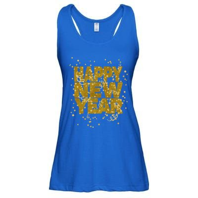 Happy New Year Nye Party Gift Funny New Years Eve Confetti Gift Ladies Essential Flowy Tank