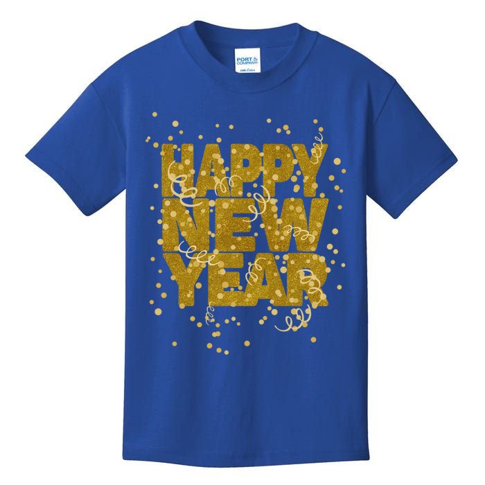 Happy New Year Nye Party Gift Funny New Years Eve Confetti Gift Kids T-Shirt