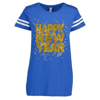 Happy New Year Nye Party Gift Funny New Years Eve Confetti Gift Enza Ladies Jersey Football T-Shirt