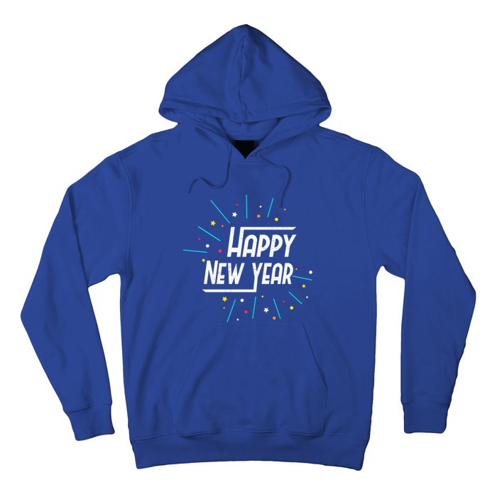 Happy New Year Fireworks Gift Funny Gift Hoodie