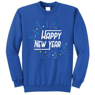 Happy New Year Fireworks Gift Funny Gift Sweatshirt