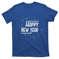 Happy New Year Fireworks Gift Funny Gift T-Shirt