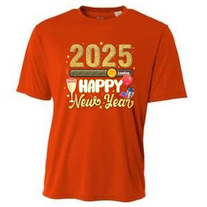 Happy New Year 2025 Loading New Year Decoration 2025 Gift Cooling Performance Crew T-Shirt