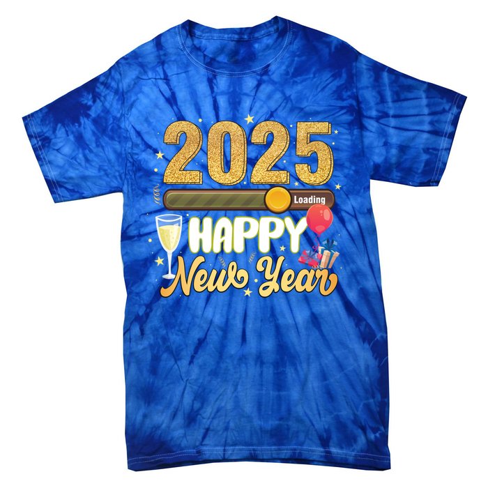 Happy New Year 2025 Loading New Year Decoration 2025 Gift Tie-Dye T-Shirt