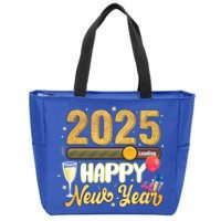 Happy New Year 2025 Loading New Year Decoration 2025 Gift Zip Tote Bag