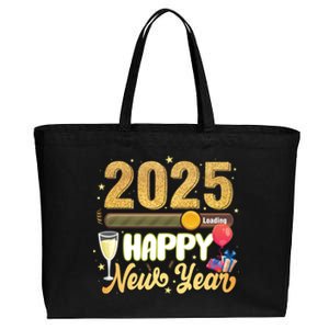 Happy New Year 2025 Loading New Year Decoration 2025 Gift Cotton Canvas Jumbo Tote