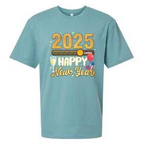 Happy New Year 2025 Loading New Year Decoration 2025 Gift Sueded Cloud Jersey T-Shirt