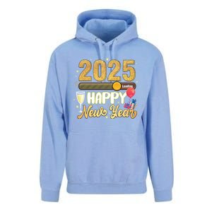 Happy New Year 2025 Loading New Year Decoration 2025 Gift Unisex Surf Hoodie