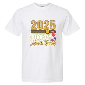 Happy New Year 2025 Loading New Year Decoration 2025 Gift Garment-Dyed Heavyweight T-Shirt