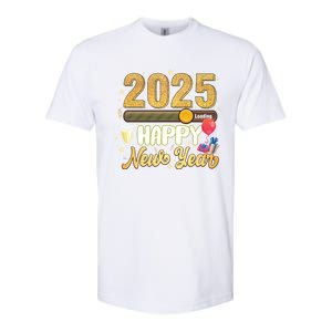 Happy New Year 2025 Loading New Year Decoration 2025 Gift Softstyle CVC T-Shirt