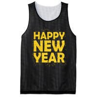 Happy New Year Nye Party 2024 Funny New Years Eve Confetti Mesh Reversible Basketball Jersey Tank