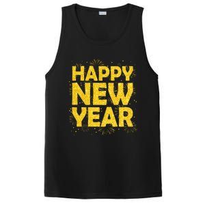 Happy New Year Nye Party 2024 Funny New Years Eve Confetti PosiCharge Competitor Tank