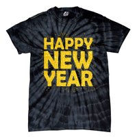 Happy New Year Nye Party 2024 Funny New Years Eve Confetti Tie-Dye T-Shirt