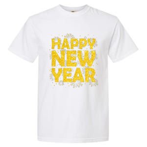 Happy New Year Nye Party 2024 Funny New Years Eve Confetti Garment-Dyed Heavyweight T-Shirt