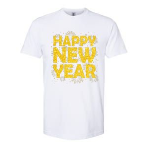 Happy New Year Nye Party 2024 Funny New Years Eve Confetti Softstyle CVC T-Shirt