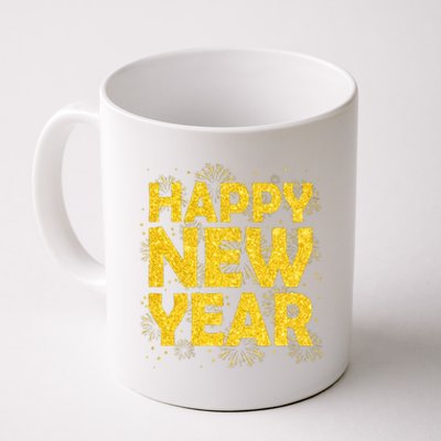 Happy New Year Nye Party 2024 Funny New Years Eve Confetti Coffee Mug