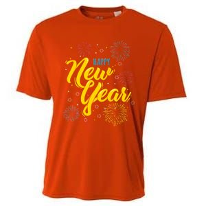 Happy New Year Gift Funny Gift Cooling Performance Crew T-Shirt