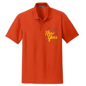 Happy New Year Gift Funny Gift Dry Zone Grid Polo