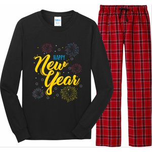 Happy New Year Gift Funny Gift Long Sleeve Pajama Set