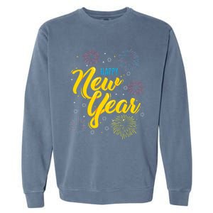 Happy New Year Gift Funny Gift Garment-Dyed Sweatshirt