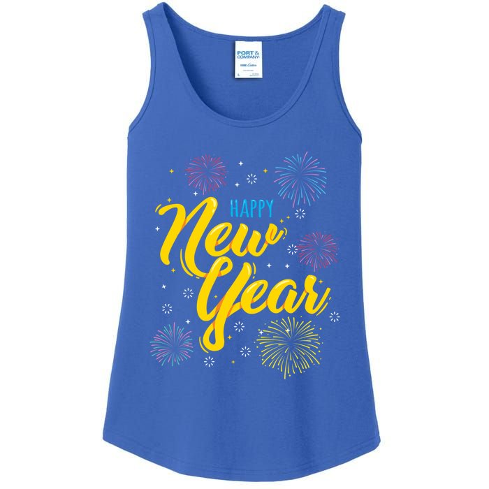 Happy New Year Gift Funny Gift Ladies Essential Tank