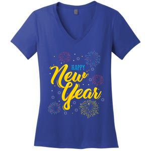 Happy New Year Gift Funny Gift Women's V-Neck T-Shirt