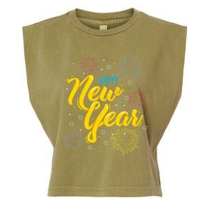 Happy New Year Gift Funny Gift Garment-Dyed Women's Muscle Tee