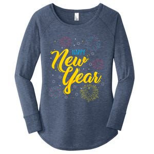 Happy New Year Gift Funny Gift Women's Perfect Tri Tunic Long Sleeve Shirt