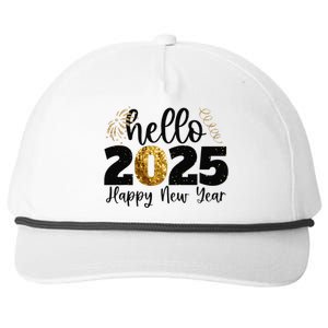 Happy New Year 2025 New Year Party Friends Family Gift Snapback Five-Panel Rope Hat