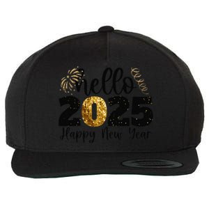 Happy New Year 2025 New Year Party Friends Family Gift Wool Snapback Cap