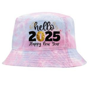 Happy New Year 2025 New Year Party Friends Family Gift Tie-Dyed Bucket Hat