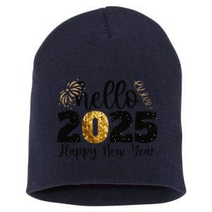 Happy New Year 2025 New Year Party Friends Family Gift Short Acrylic Beanie