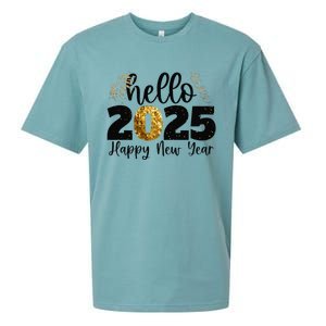 Happy New Year 2025 New Year Party Friends Family Gift Sueded Cloud Jersey T-Shirt