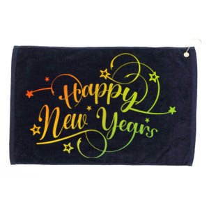 Happy New Year Gift Grommeted Golf Towel